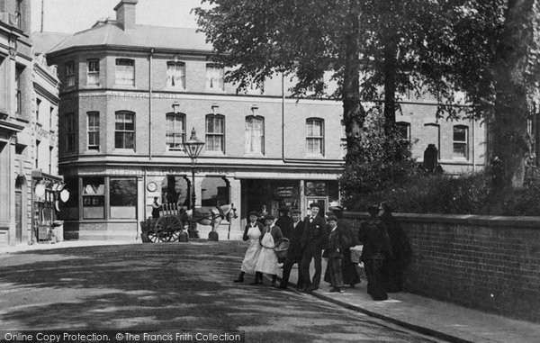 Photo of Wellington, Boys In Church Street 1903