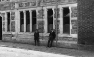 Boys Outside The Library 1903, Wellington