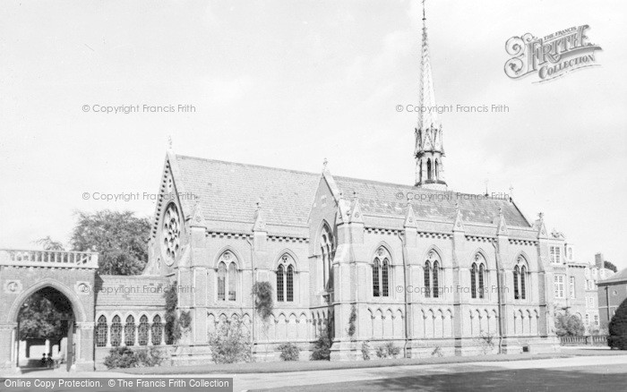 Photo of Wellington College, The Chapel c.1955