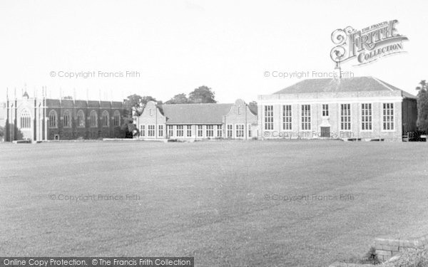 Photo of Wellington, School From School Field c.1950