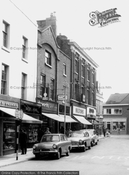 Photo of Wellington, Shops In Market Square c.1965