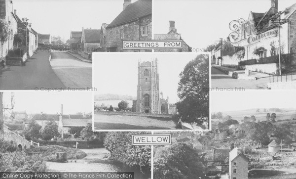 Photo of Wellow, Composite c.1955