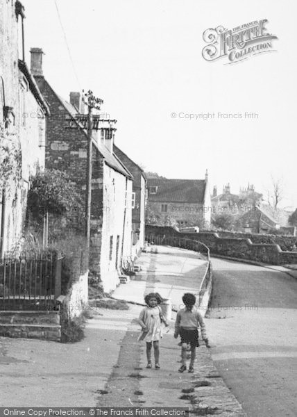 Photo of Wellow, High Street, Children c.1955