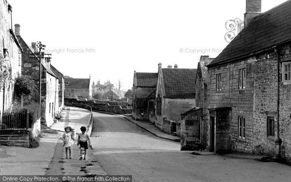 Photo of Wellow, High Street, Looking East c.1955