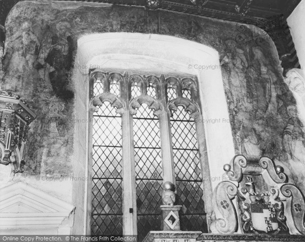 Photo of Wellow, St Julian's Church, Hungerford Chapel C15th Wall Painting c.1965