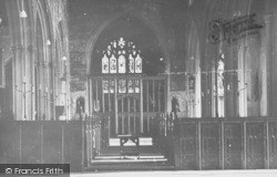 St Julian's Church Interior c.1955, Wellow
