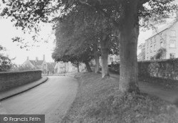 The School House From The Church c.1955, Wellow