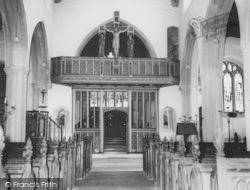The Screen, St Julian's Church c.1965, Wellow