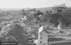 View From The Church Tower c.1955, Wellow