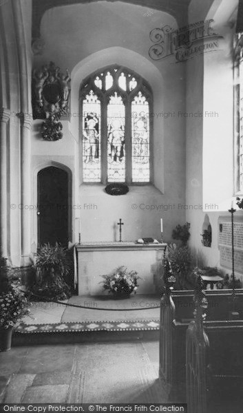 Photo of Wellow, Warrior Chapel Of St Michael, St Julian's Church c.1955