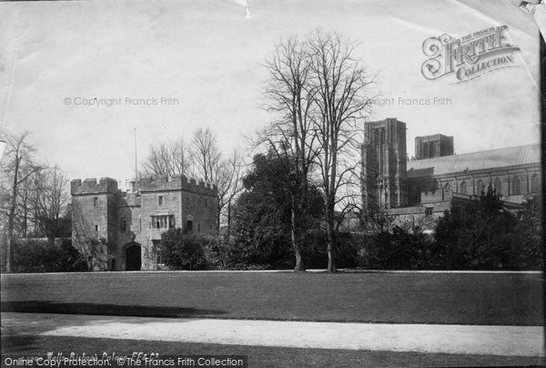 Photo of Wells, Bishop's Palace 1890