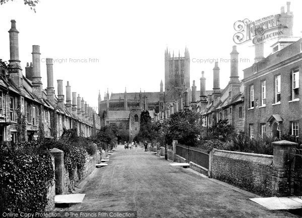 Photo of Wells, Cathedral And Vicars Close 1906