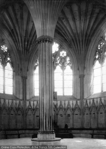Photo of Wells, Cathedral, Chapter House 1890