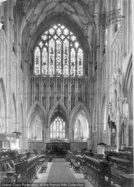 Photo of Wells, Cathedral, Choir East 1890