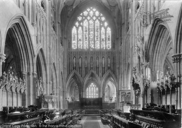 Photo of Wells, Cathedral, Choir East 1923