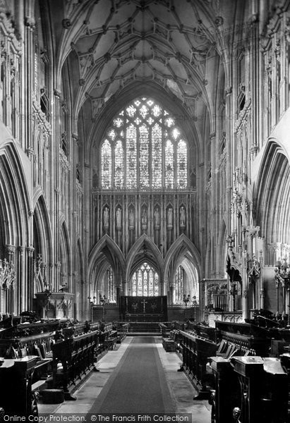 Photo of Wells, Cathedral, Choir East 1923