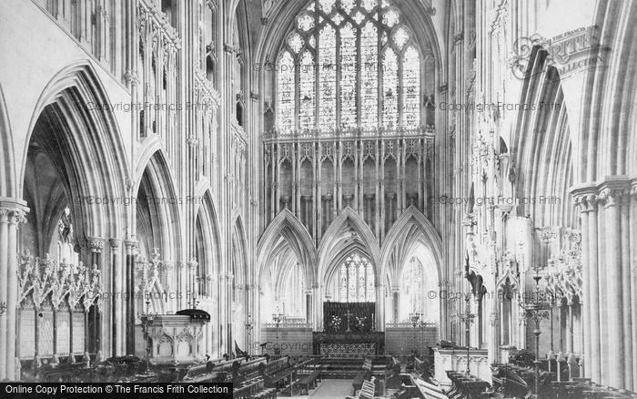 Photo of Wells, Cathedral, Choir East c.1890
