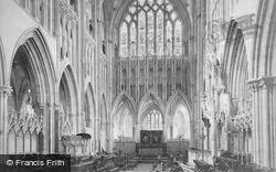 Cathedral, Choir East c.1890, Wells