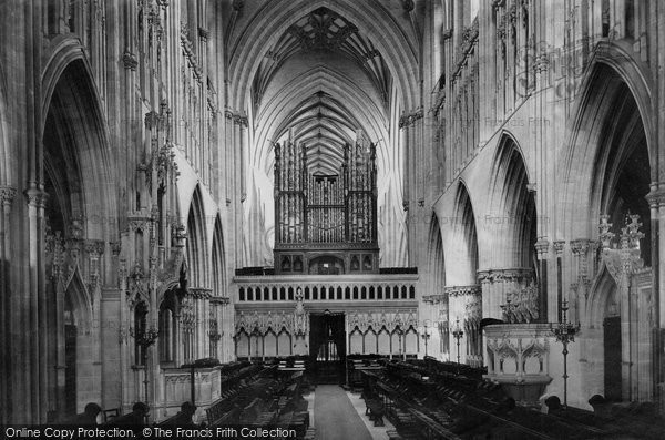 Photo of Wells, Cathedral Choir West 1890