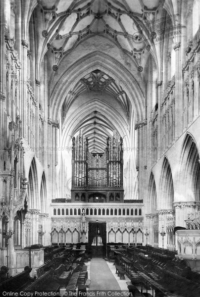 Photo of Wells, Cathedral, Choir West 1890