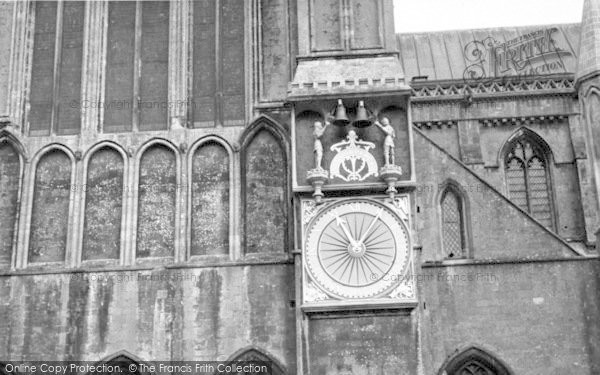 Photo of Wells, Cathedral Clock 1959