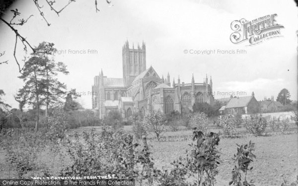 Photo of Wells, Cathedral From South East c.1920