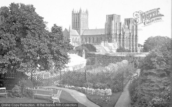 Photo of Wells, Cathedral From The North West c.1920