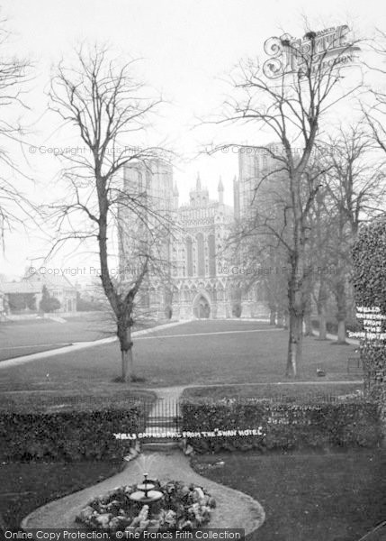 Photo of Wells, Cathedral From The Swan Hotel c.1910