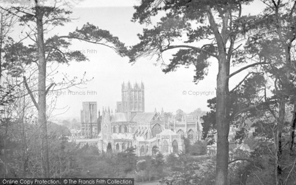 Photo of Wells, Cathedral From Tor Hill 1897