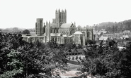 Cathedral From Tor Hill c.1900, Wells