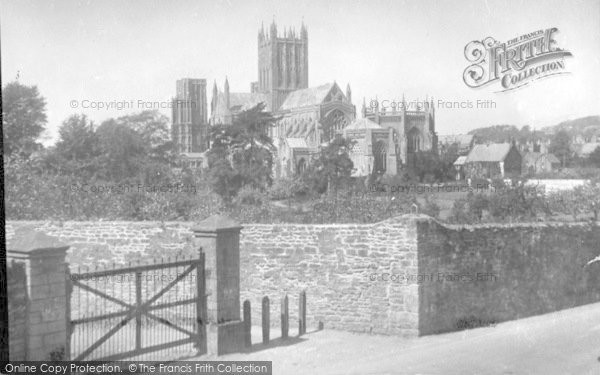 Photo of Wells, Cathedral From Tor Hill c.1920