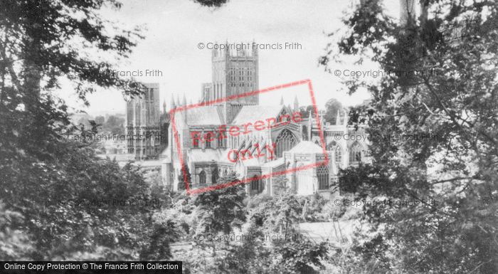 Photo of Wells, Cathedral, From Tor Hill c.1920