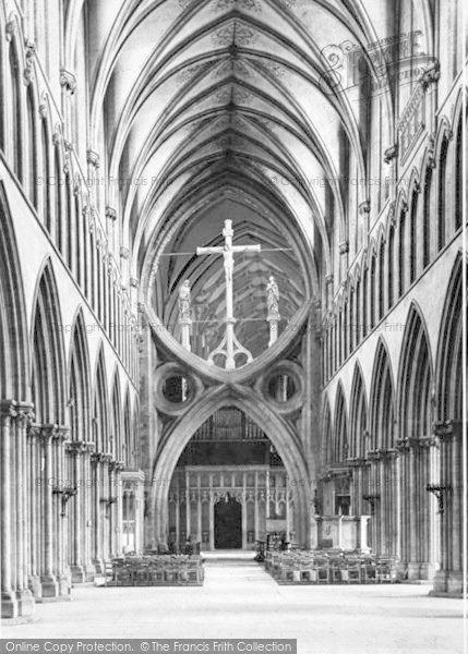 Photo of Wells, Cathedral, Nave East c.1900
