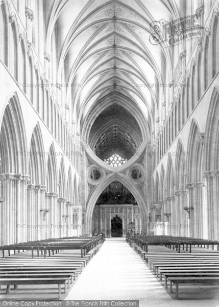 Photo of Wells, Cathedral, Nave East c.1900