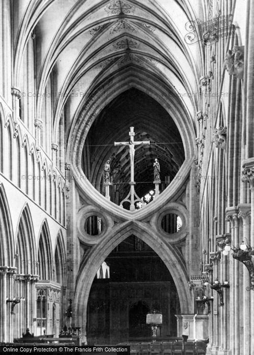 Photo of Wells, Cathedral, Nave East c.1900