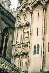 Cathedral, Rear Of North West Tower, St Eustace 2004, Wells