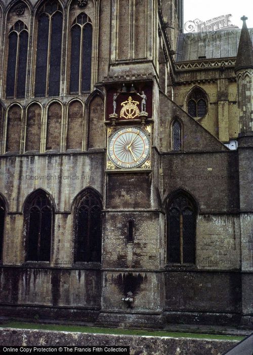 Photo of Wells, Cathedral, The Clock 1979