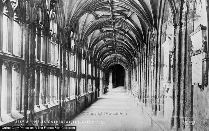 Photo of Wells, Cathedral, The Cloisters c.1900