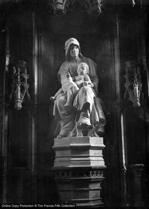Photo of Wells, Cathedral, The Madonna And Child c.1920