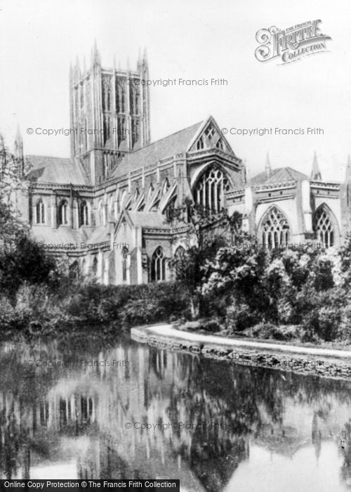 Photo of Wells, Cathedral, The Reflections c.1910