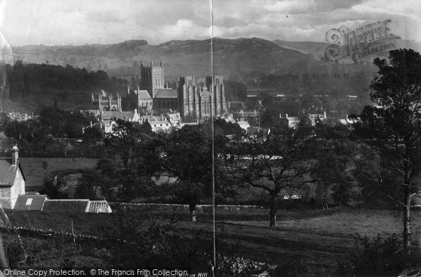 Photo of Wells, From Milton Hill c.1900