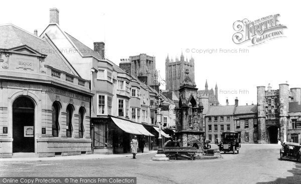 Photo of Wells, Market Place 1923