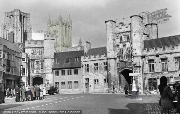 Photo of Wells, Market Place c.1950