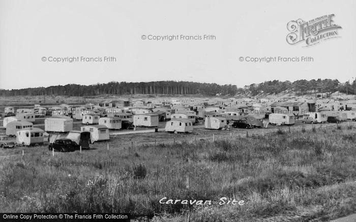 Photo of Wells Next The Sea, Caravan Site c.1960