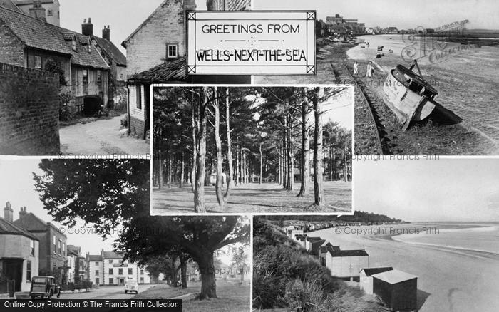 Photo of Wells Next The Sea, Composite c.1950