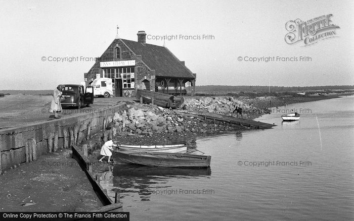 Photo of Wells Next The Sea, Old Boat  House And Embankment 1950