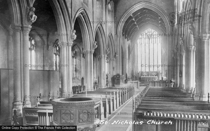 Photo of Wells Next The Sea, St Nicholas' Church, Interior c.1960
