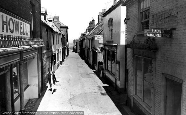 Photo of Wells Next The Sea, Staithe Street c.1965