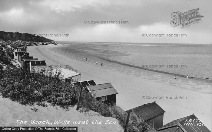 Photo of Wells Next The Sea, The Beach c.1965