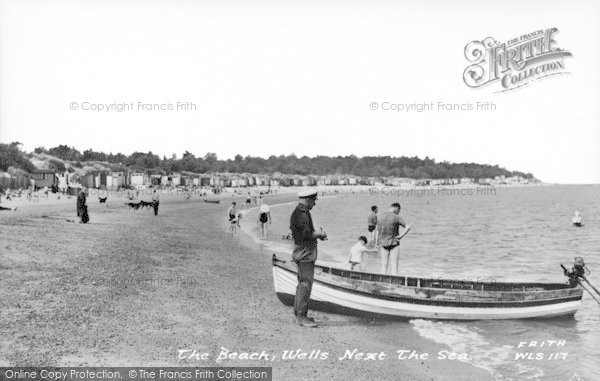 Photo of Wells Next The Sea, The Beach c.1965